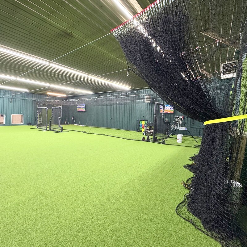 Inside Chenango SportsZone training facility